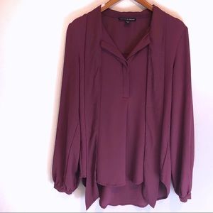Harlowe & Graham Plum Blouse